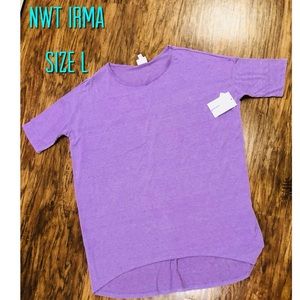 NWT Lularoe Irma Size L